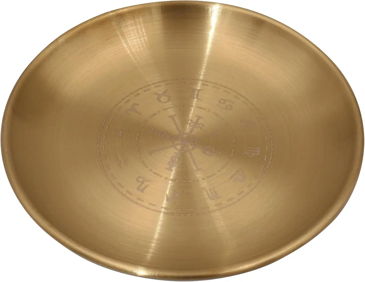 Offering Bowl — Altar and Ritual Plate with Twelve Constellations Motif
